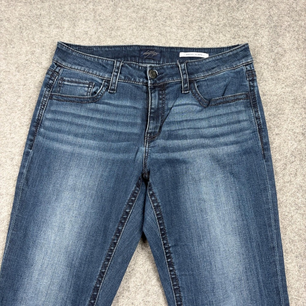 Daytrip Virgo Flare‎ Jeans Womens 30x30 Blue Denim Dark Wash DBK370 Straight Leg